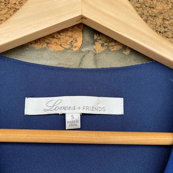 lovers + friends Temple Dress in Blue Temple Scarf small - Picture 5 of 13